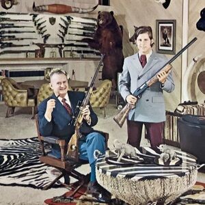 RARE Vintage Art Print Roy Weatherby Christmas Card Ephemera Trophy Bill Jeffrey